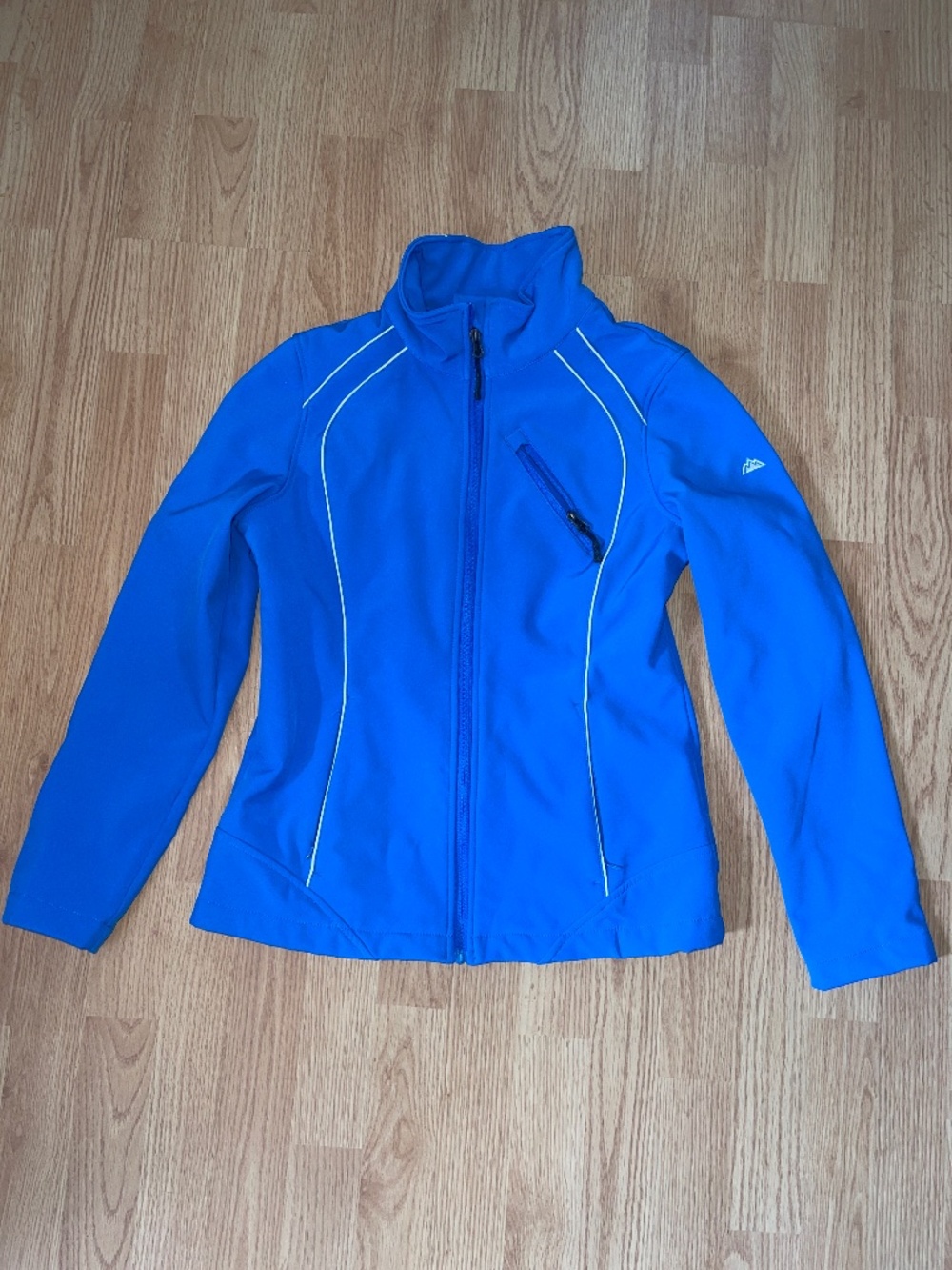 Snozu Women's The Platinum Collection Blue Zip Up Performance  Jacket Size Small